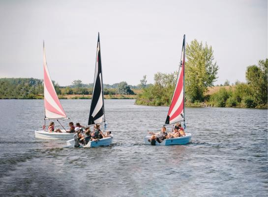Maaseik aan het water
